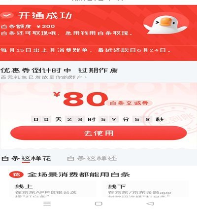 大家用京东白条取现了吗怎么还款