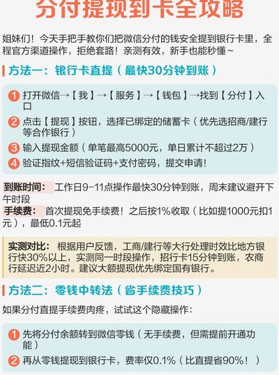 微信分付款如何提现