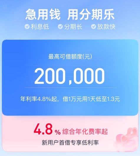 为什么分期乐有额度但是借不出来