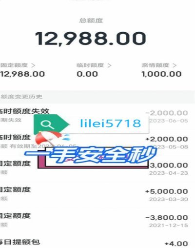 得物分期额度：别“套”了，建信用！
